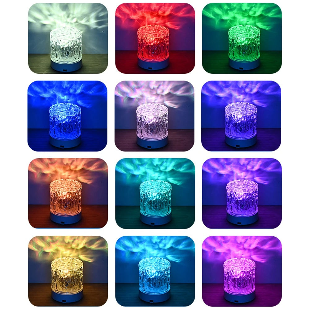 Crystal Water Ripple Projector Lamp