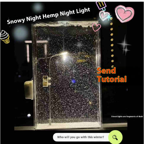 Snowy Landscape LED Night Light