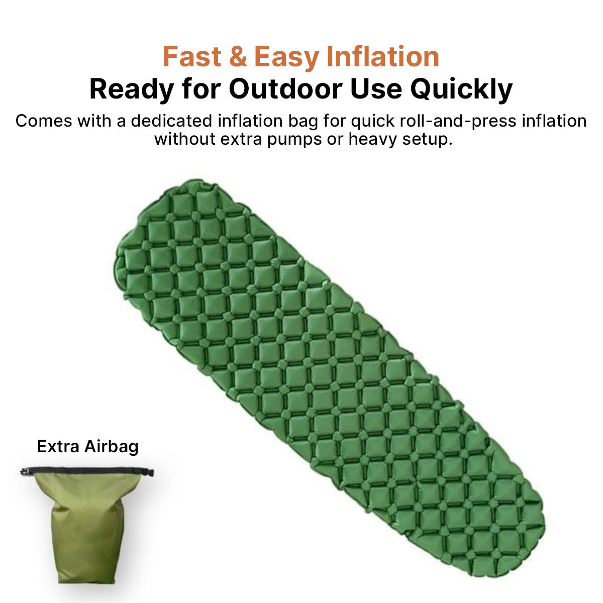 R3 Inflatable Sleeping Pad – Lightweight Insulated Camping Mat | Trailaxis