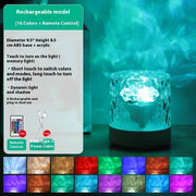 Crystal Water Ripple Projector Lamp