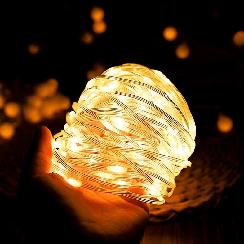 Retractable Camping String Lights – 6–10 m Rechargeable Lantern | Trailaxis