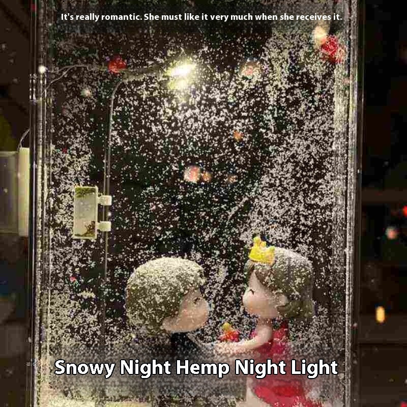 Snowy Landscape LED Night Light