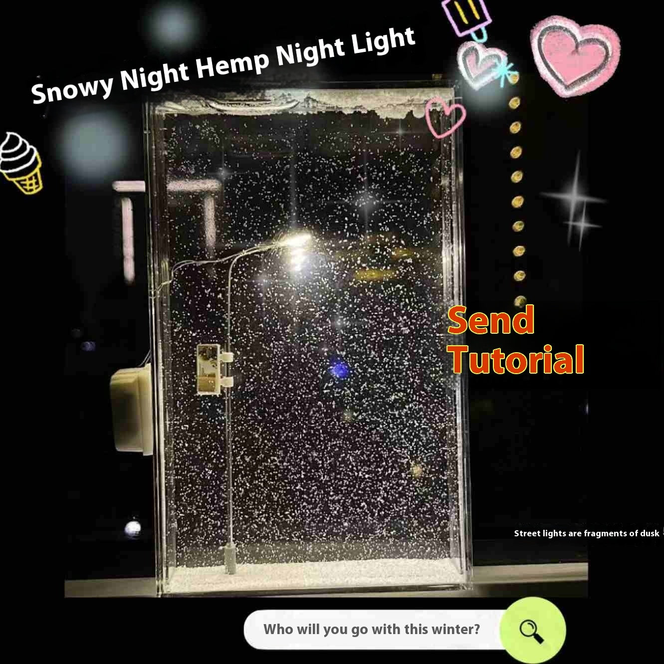 Snowy Landscape LED Night Light
