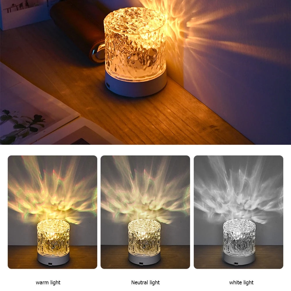 Crystal Water Ripple Projector Lamp