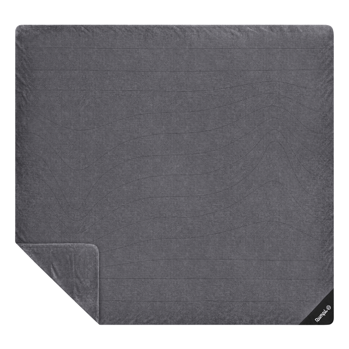 Après Fleece 2 Person Blanket - Charcoal Grey