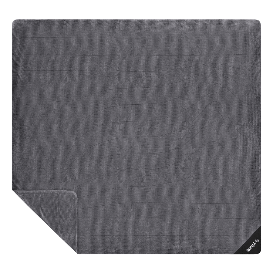 Après Fleece 2 Person Blanket - Charcoal Grey