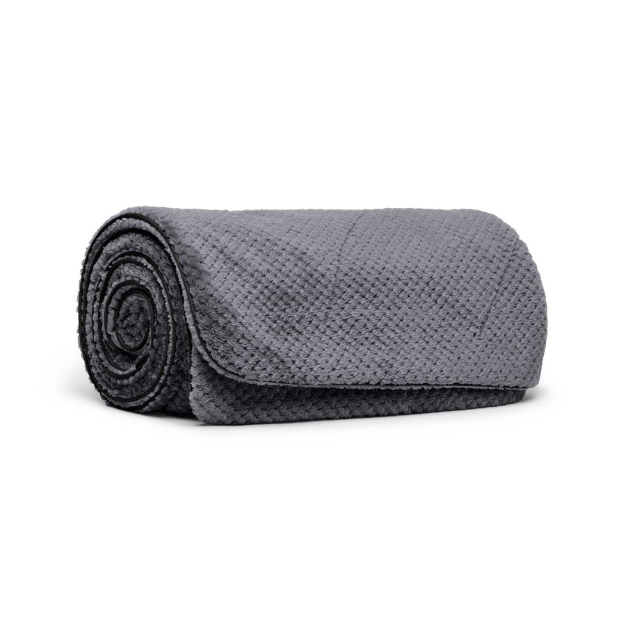 Après Fleece Throw Blanket - Charcoal Grey