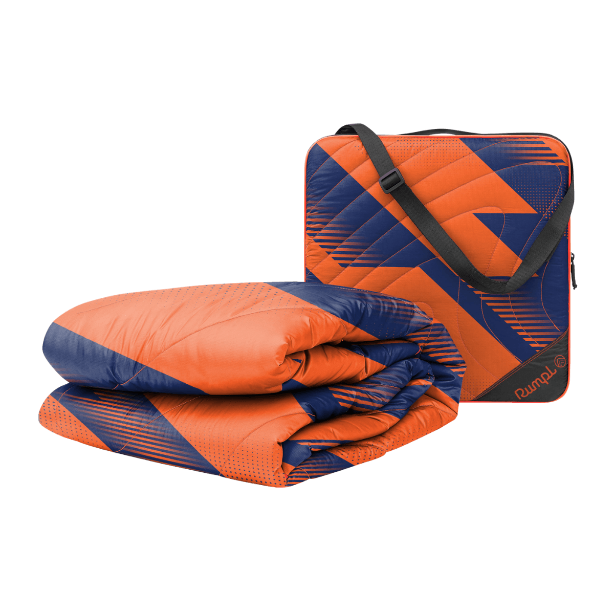 Gametime Puffy Blanket - Blue / Orange