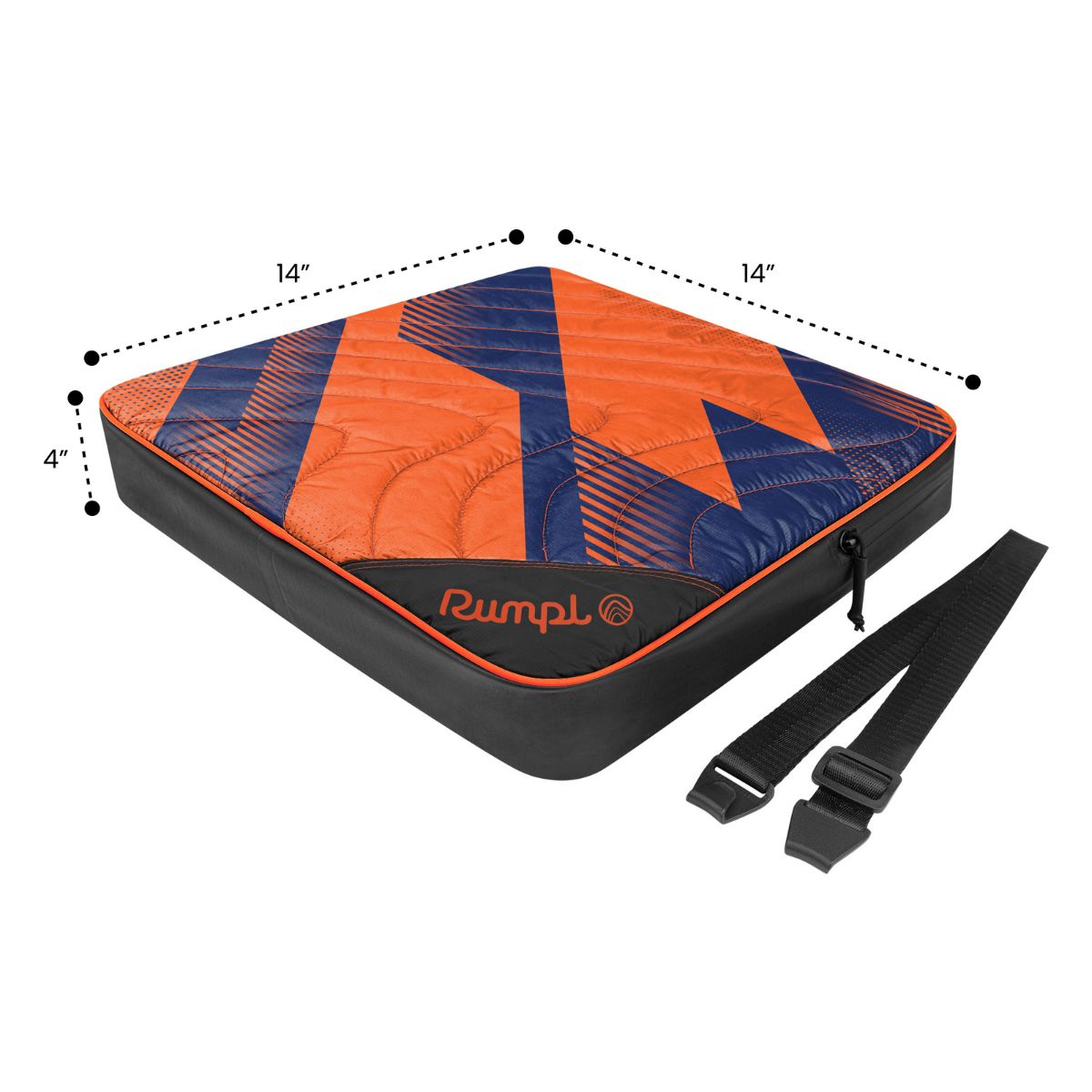 Gametime Puffy Blanket - Blue / Orange