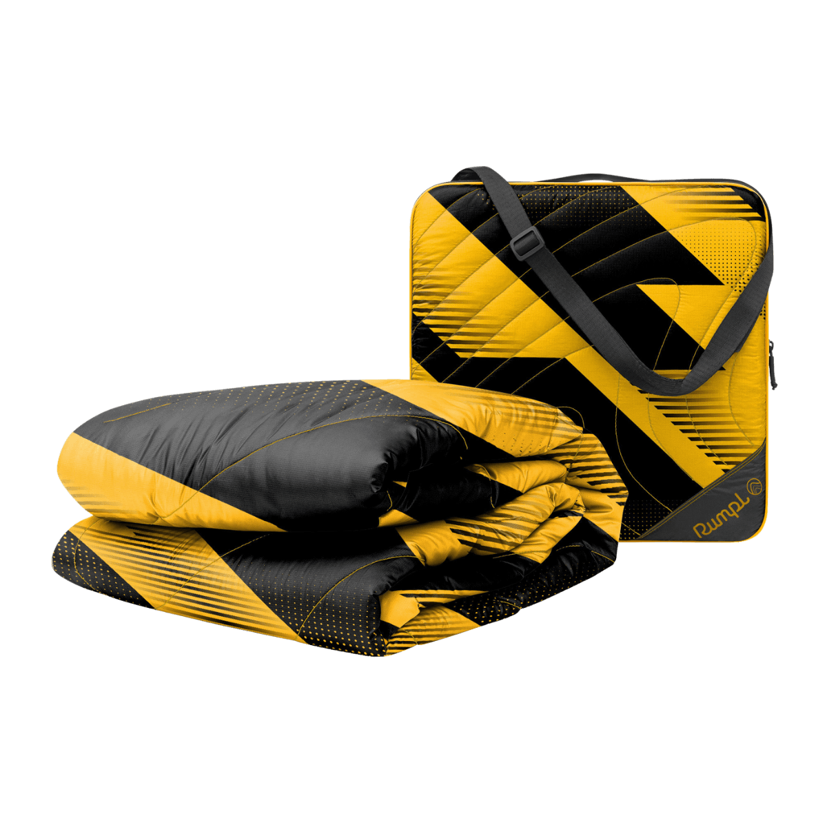Gametime Puffy Blanket - Yellow / Black