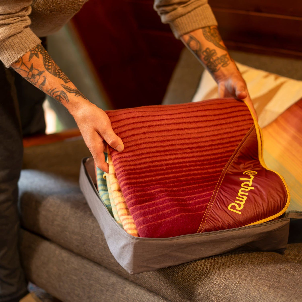 Merino Softwool Blanket - Playa Fade