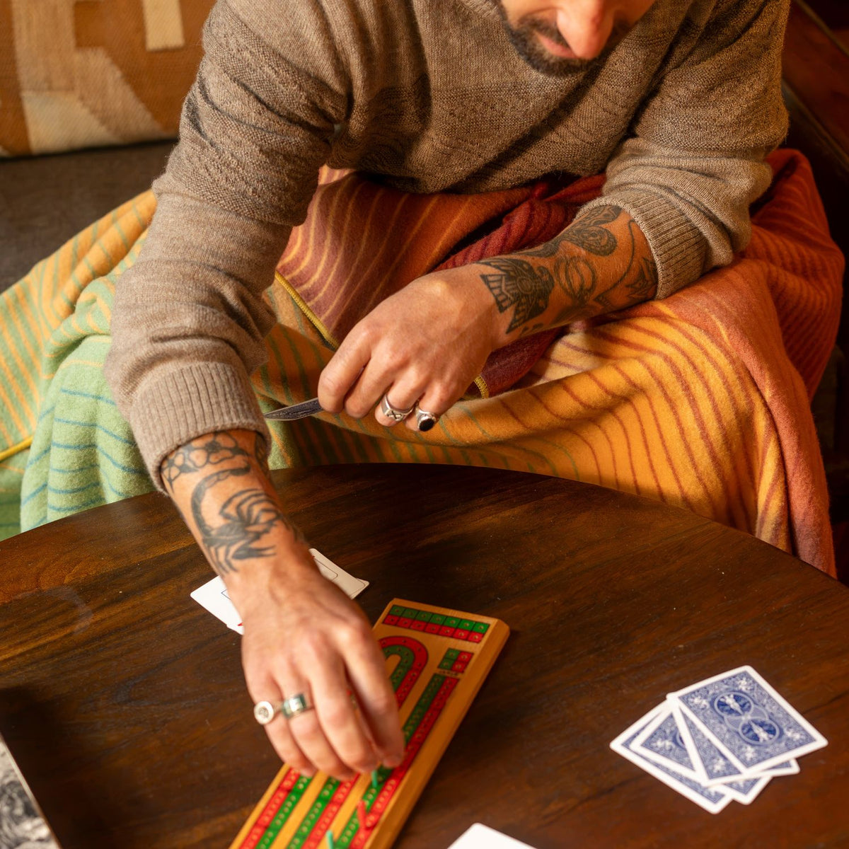 Merino Softwool Blanket - Playa Fade