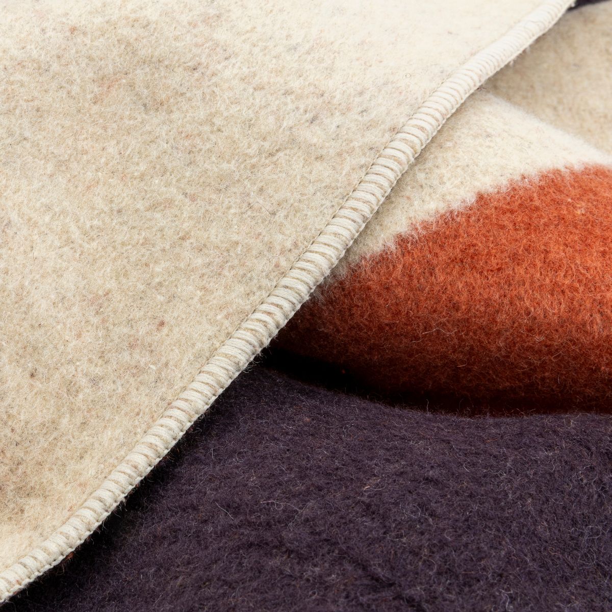Merino Softwool Throw Blanket - Natural Cream Twist