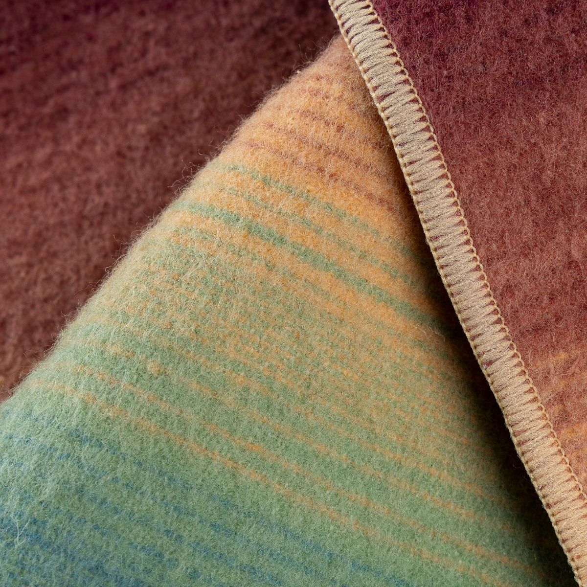 Merino Softwool Throw Blanket - Playa Fade