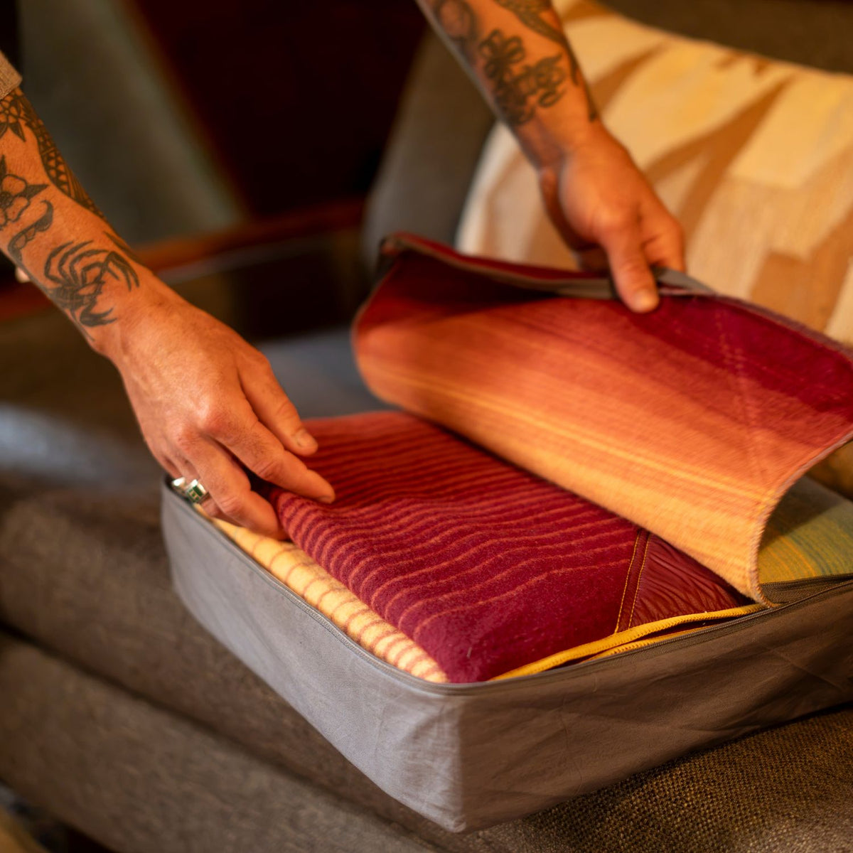 Merino Softwool Throw Blanket - Playa Fade