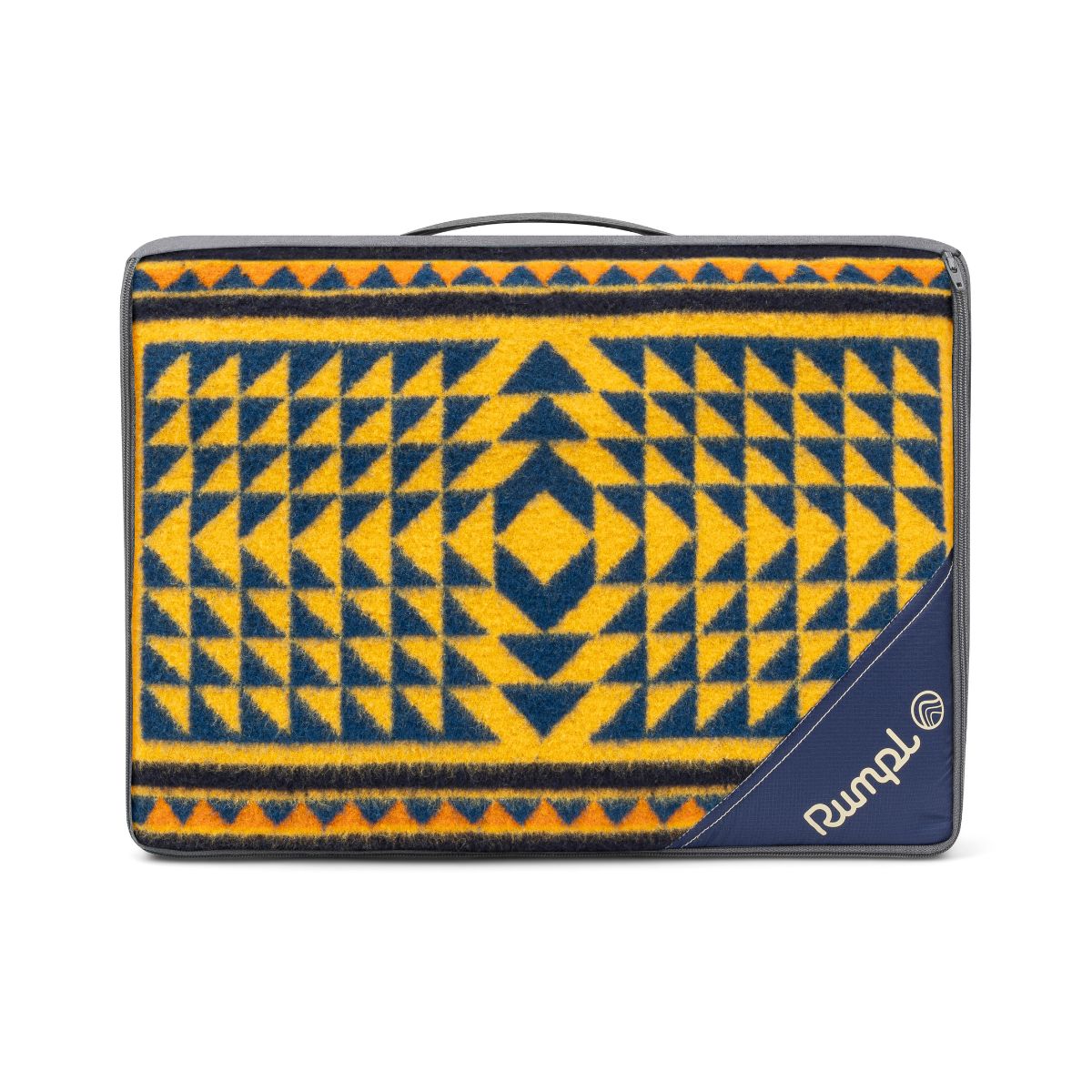 Merino Softwool Throw Blanket - Quilted Amber