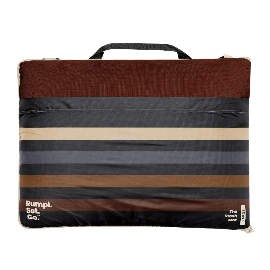 Stash Mat - Mocha Mini Stripes