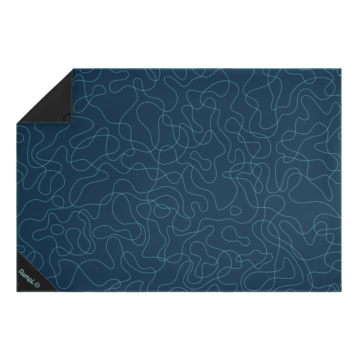 Pack Mat - Puzzled Blue
