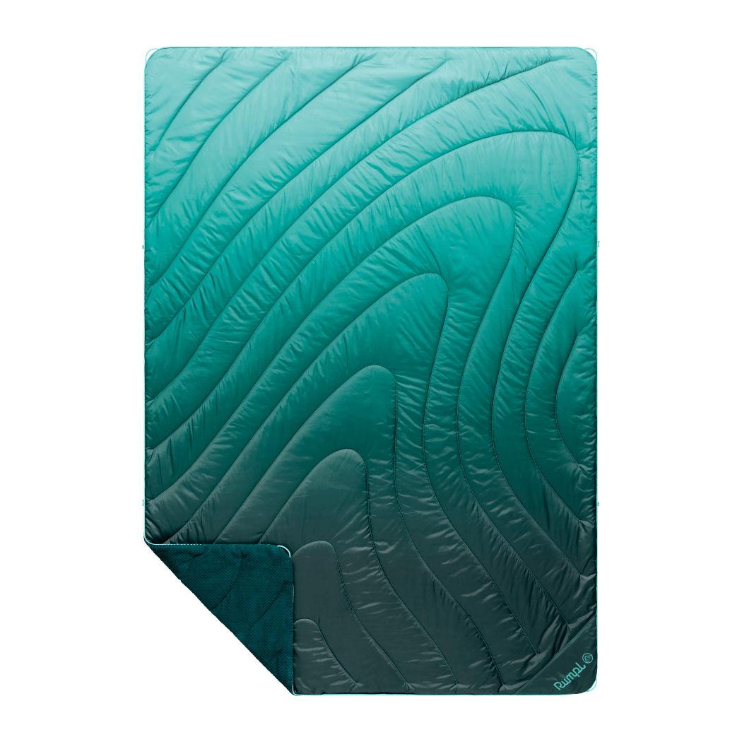 Fleece Puffy Blanket - Jade Fade