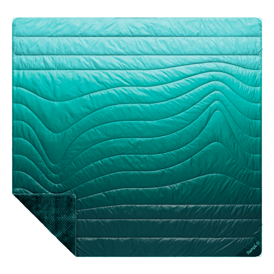 Fleece Puffy 2 Person Blanket - Jade Fade