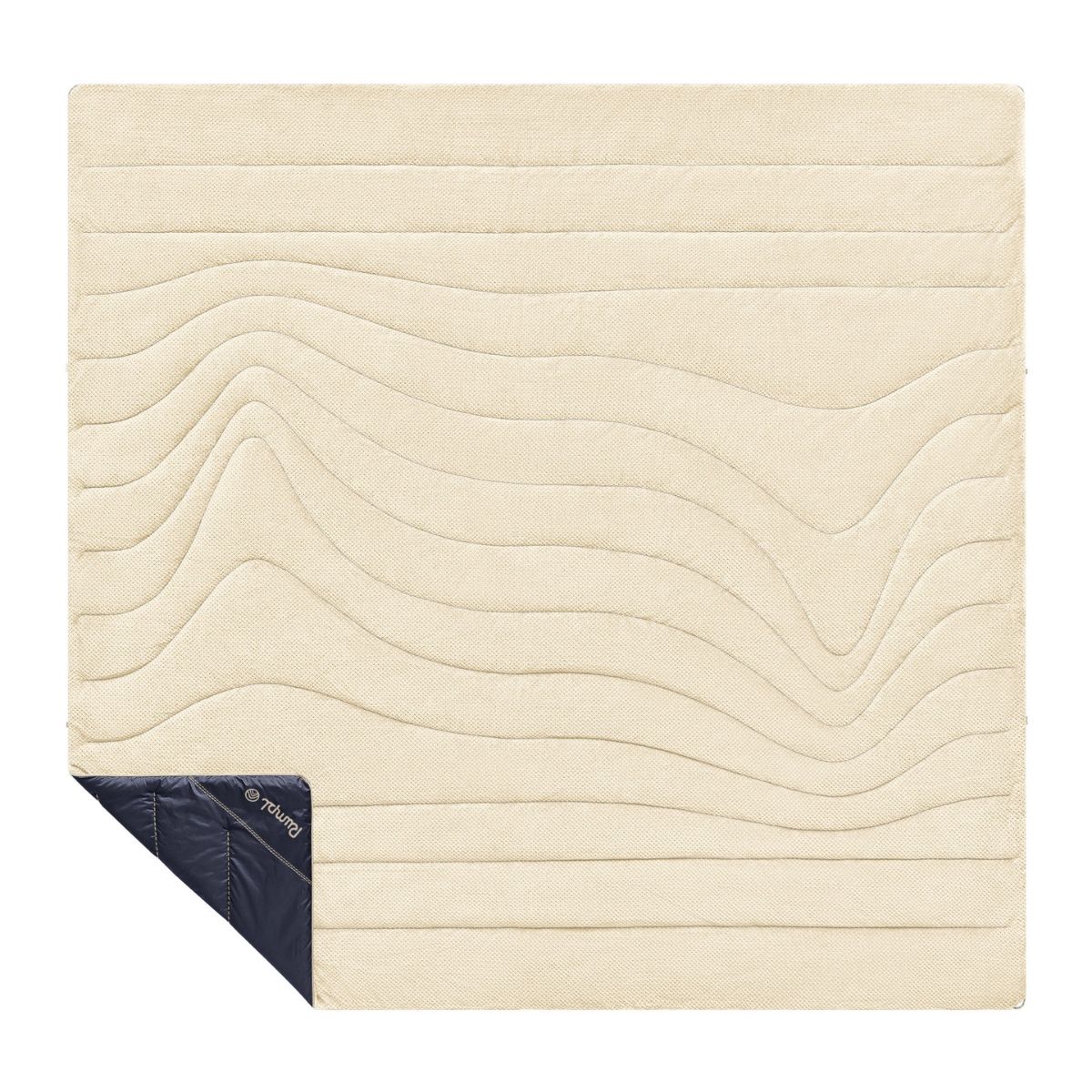 Fleece Puffy 2 Person Blanket - Midnight Bloom