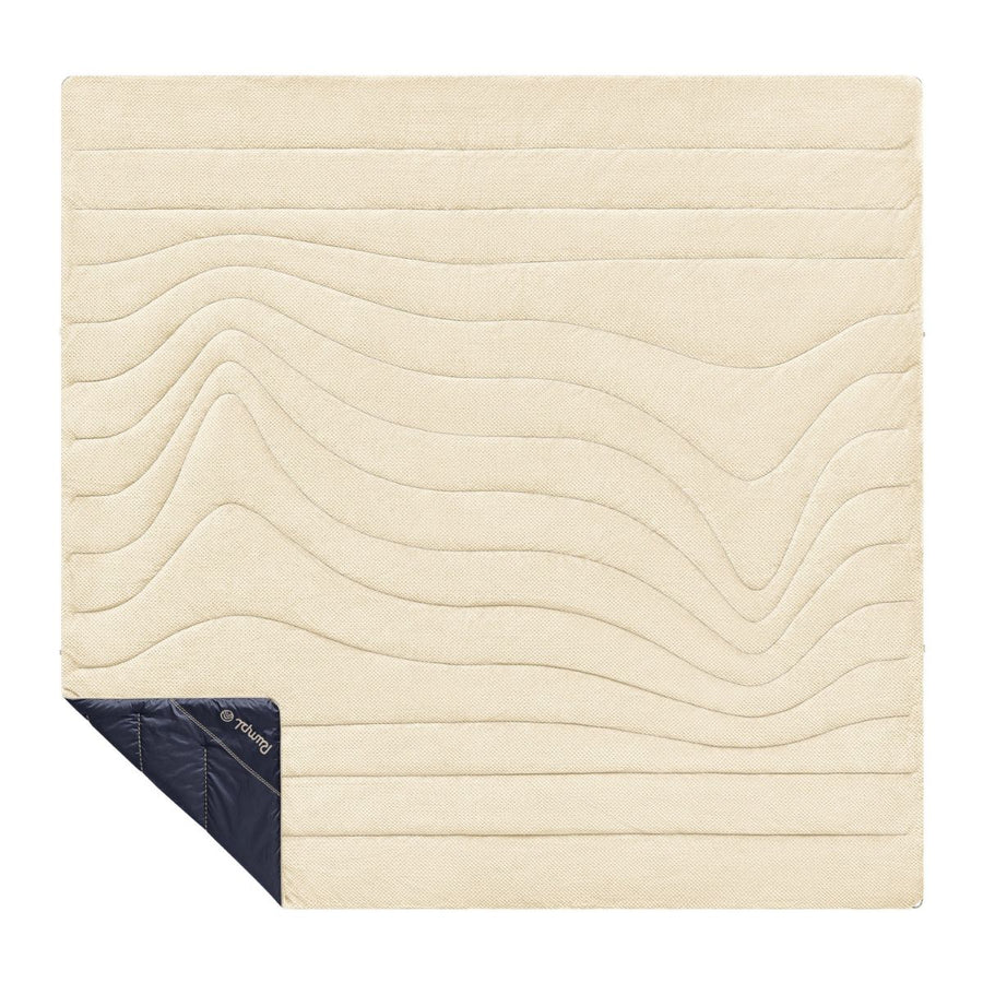 Fleece Puffy 2 Person Blanket - Midnight Bloom