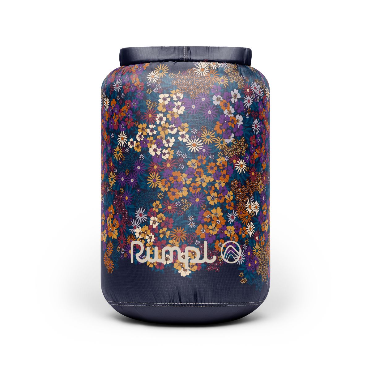 Fleece Puffy Throw Blanket - Midnight Bloom
