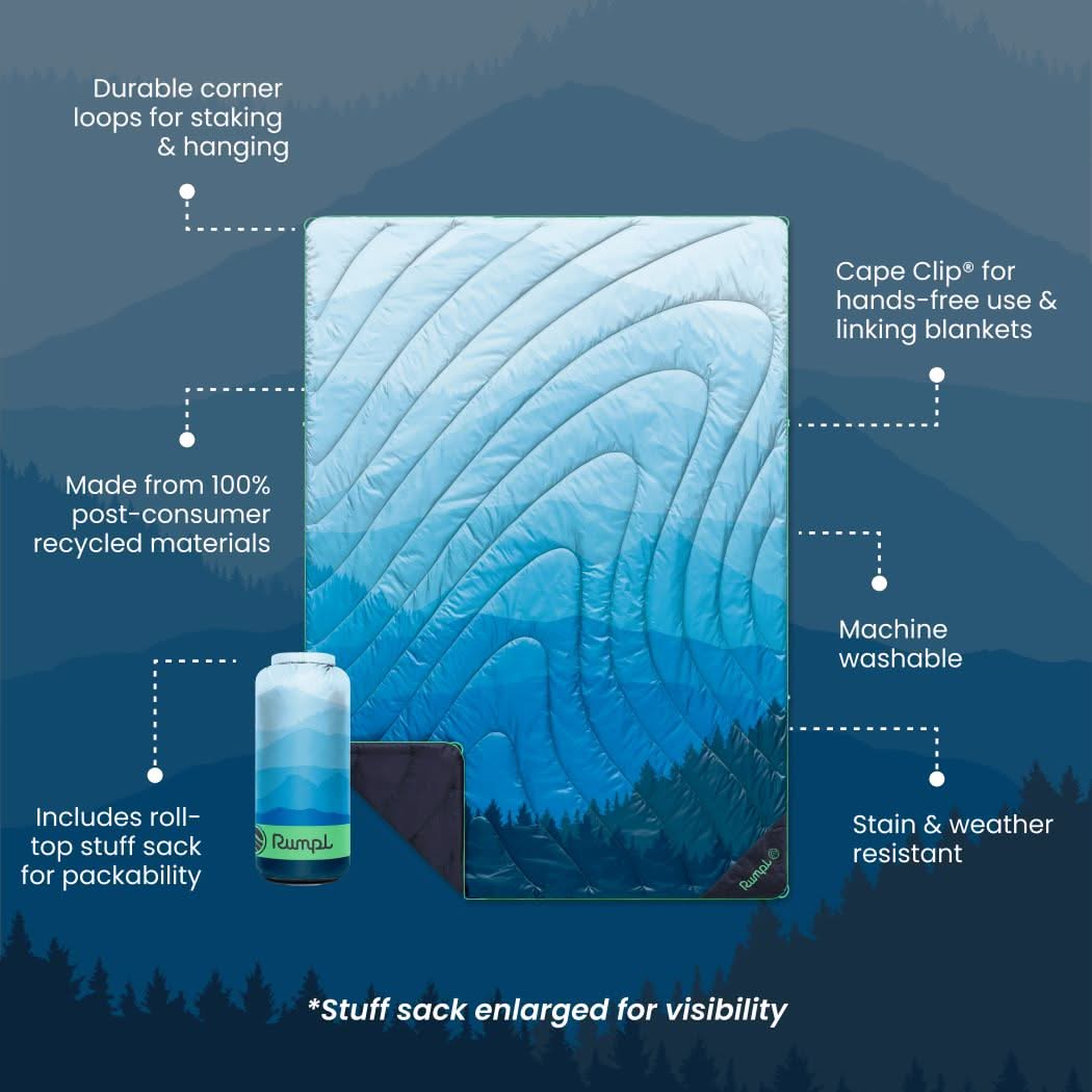 Original Puffy Blanket - Blue Ridge Fade - Custom
