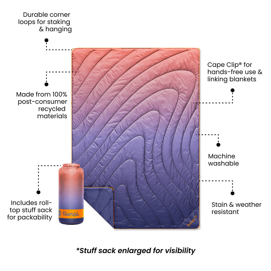 Original Puffy Blanket - Dusk Fade