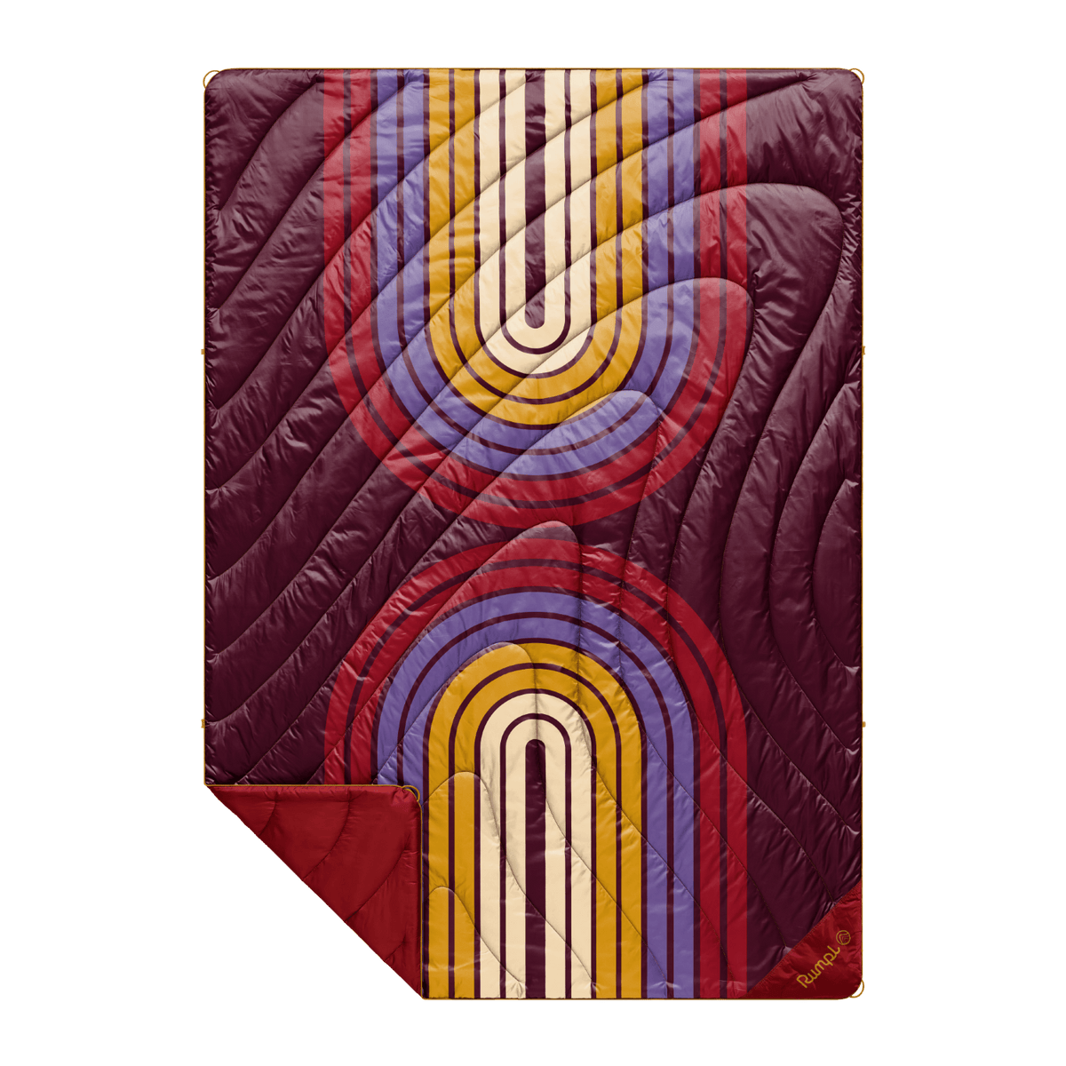 Original Puffy Blanket - Fig Retro Reflection