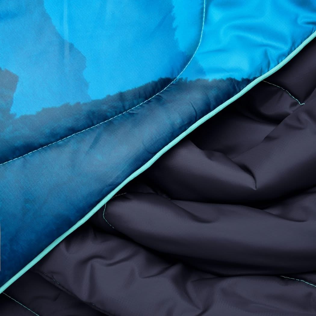 Original Puffy Blanket - Misty Peaks Mountainscape