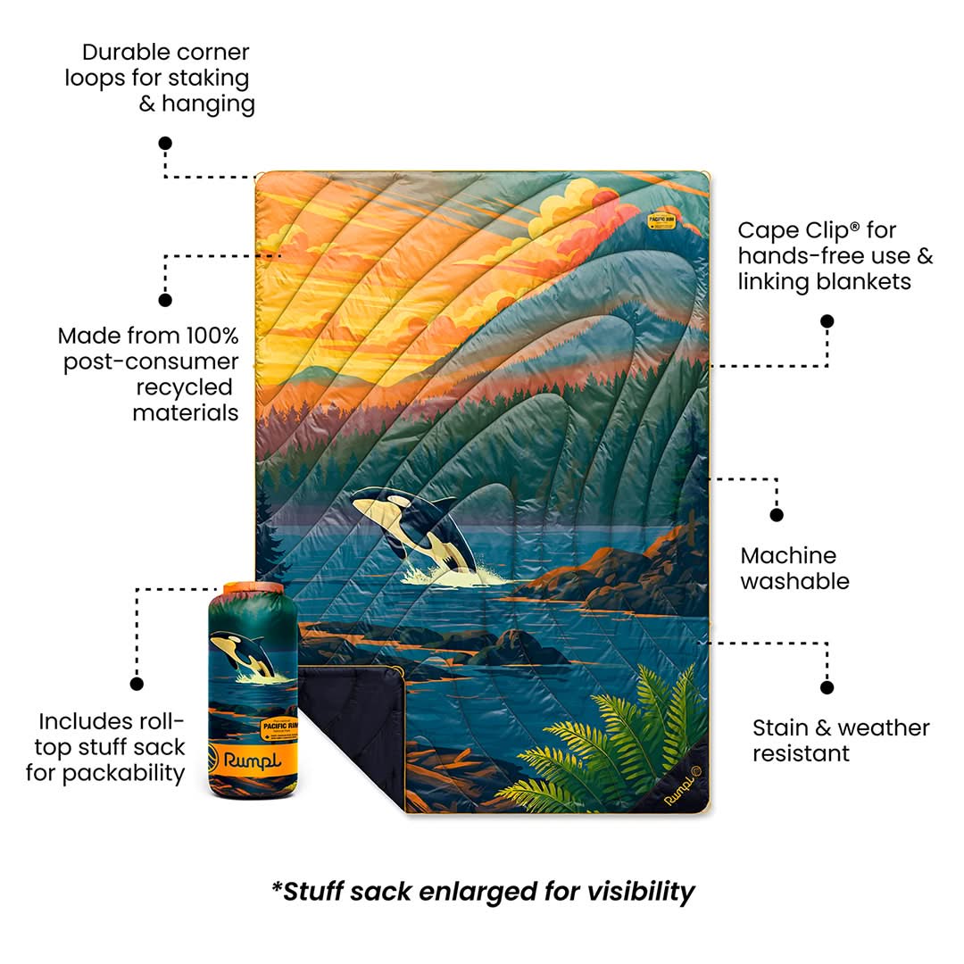 Original Puffy Blanket  - Pacific Rim