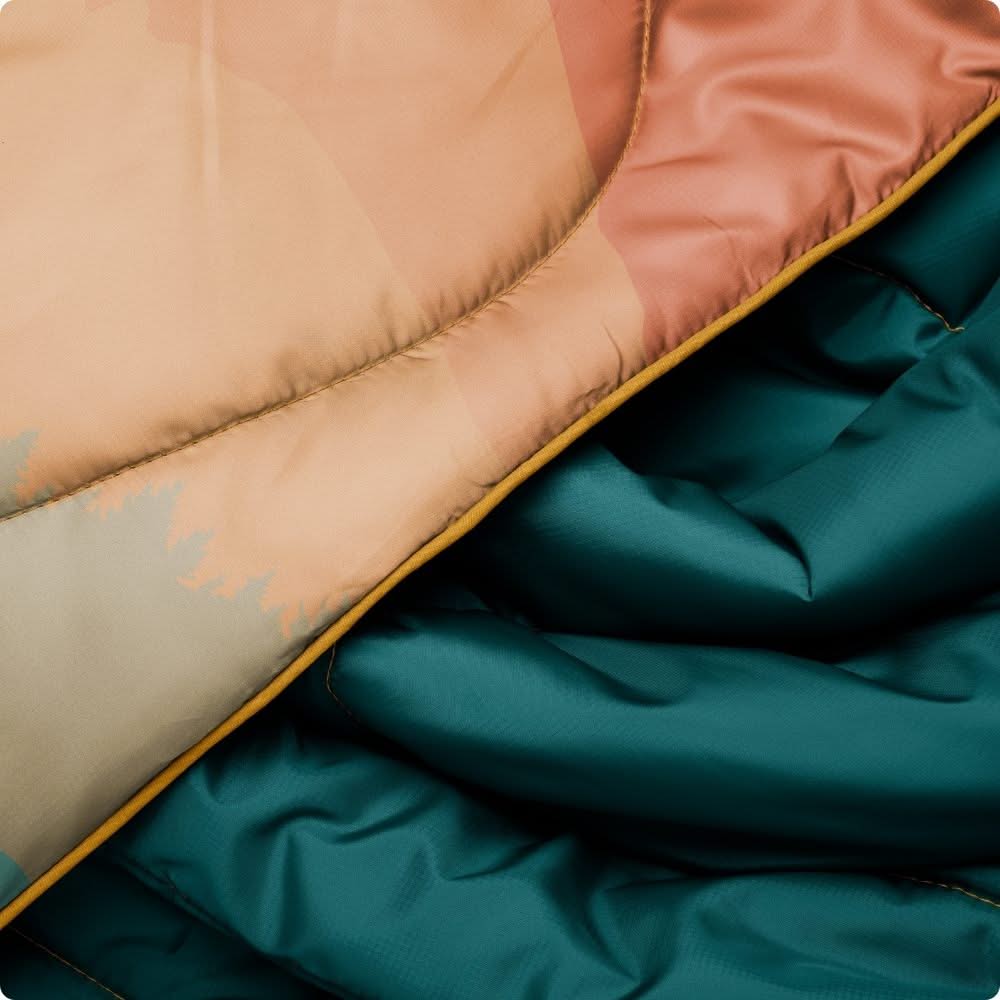 Original Puffy Blanket - Rocky Mountain Sunset Fade - Custom