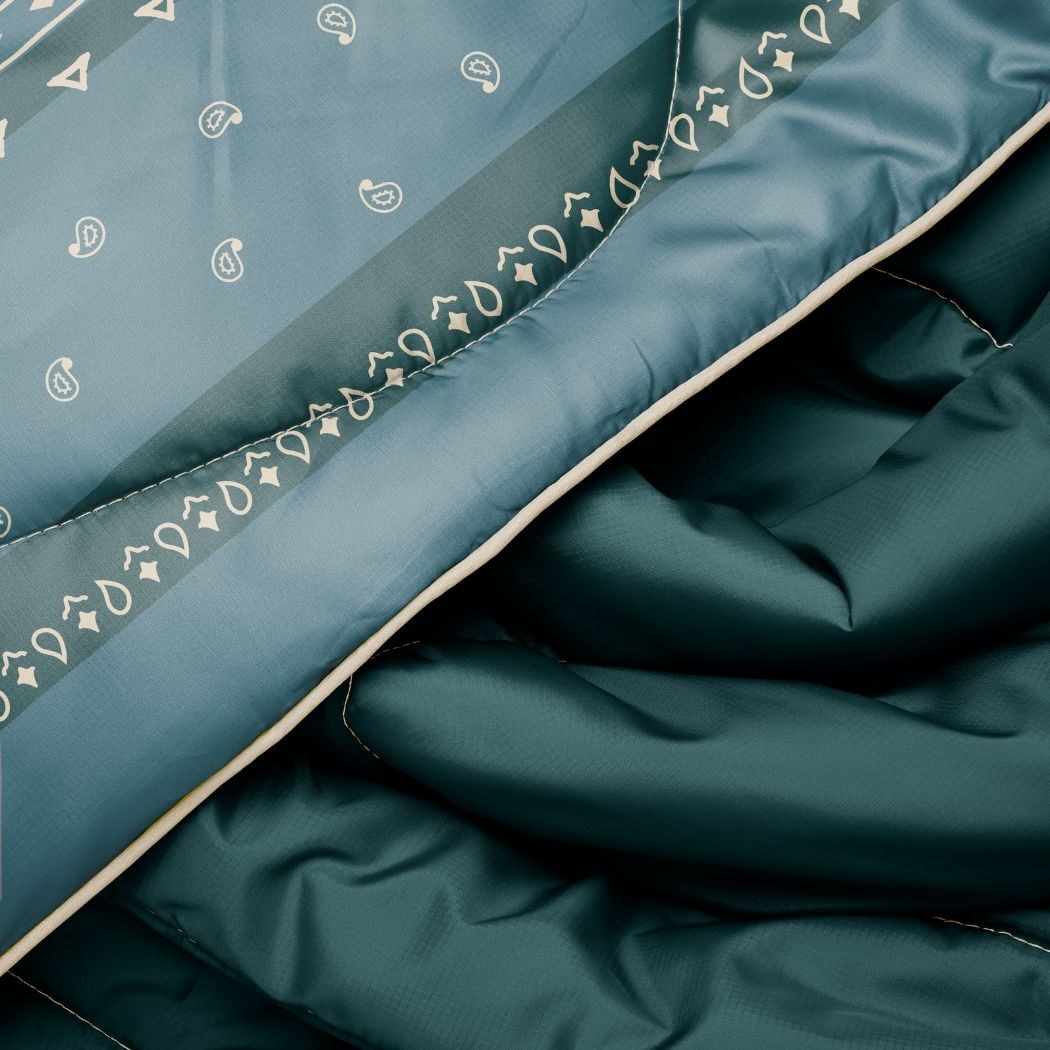 Original Puffy Blanket - Sage Bronco Bandana