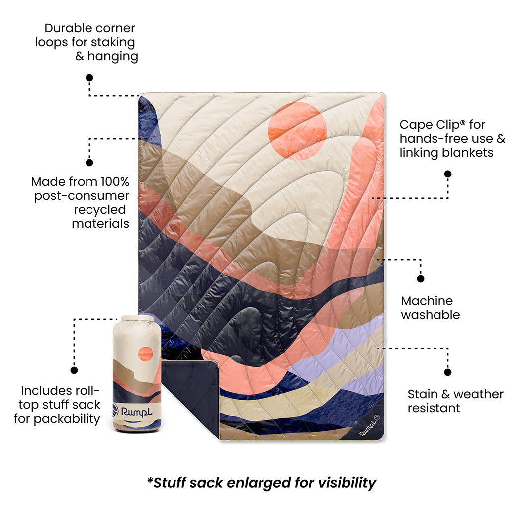 Original Puffy Blanket - Valley Dawn