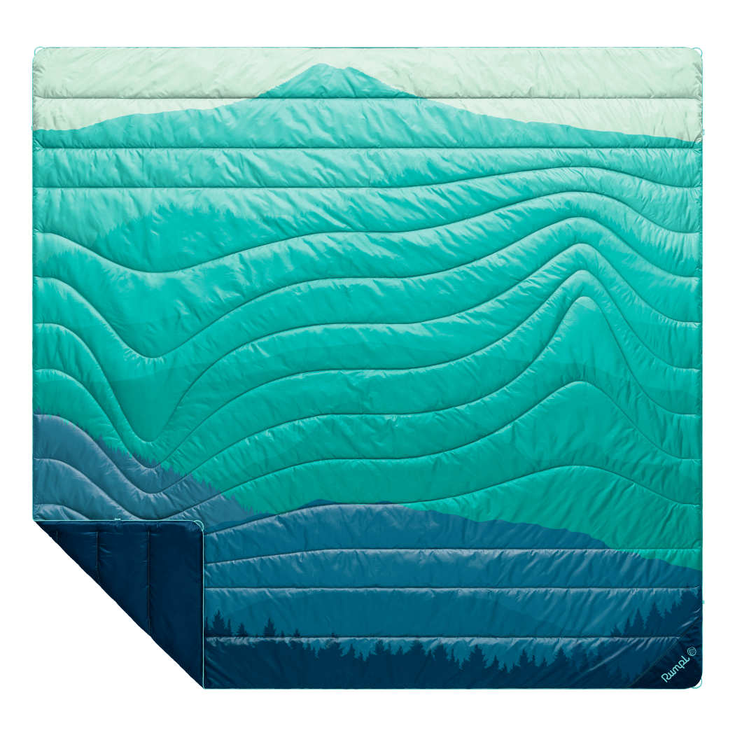 Original Puffy 2 Person Blanket - Seascape Ridge Mountains