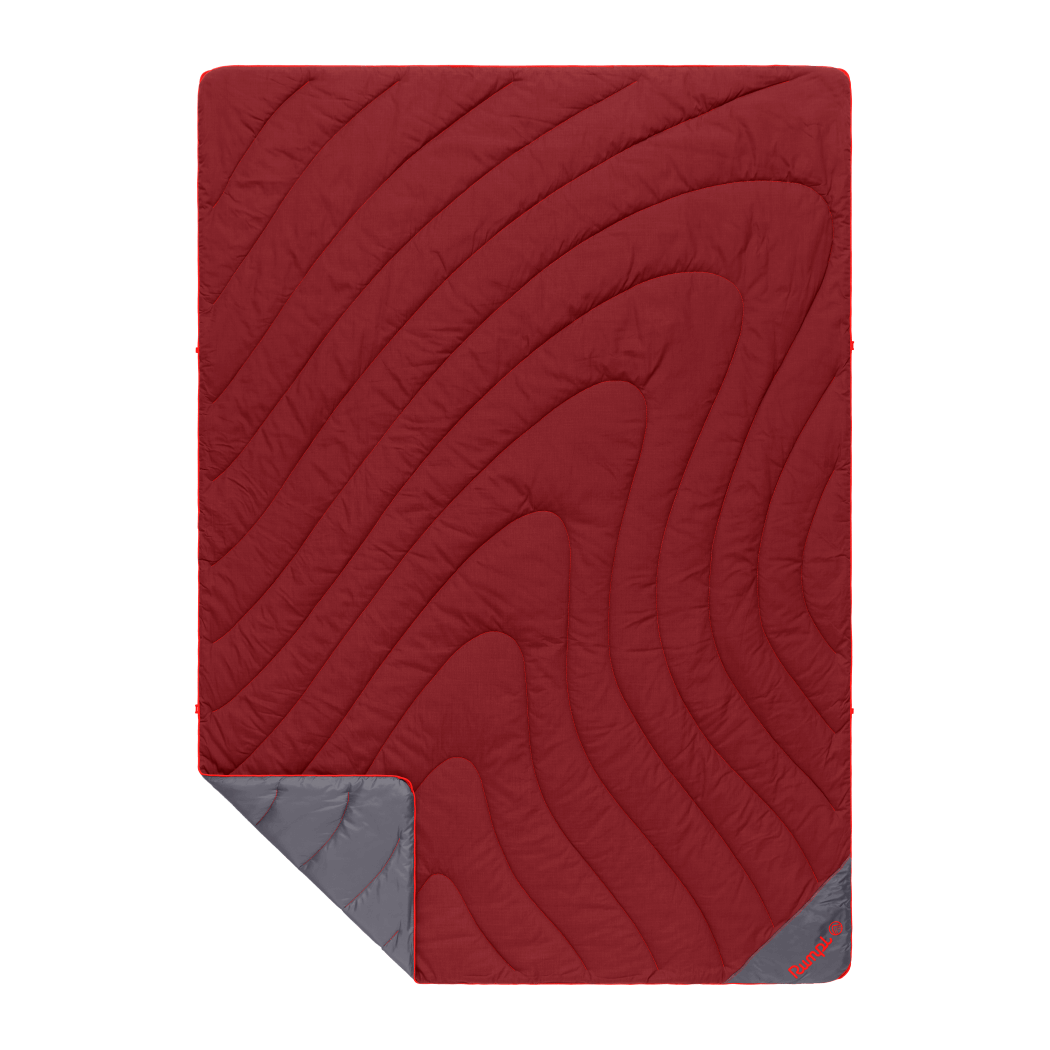 Campfire Puffy Blanket - Cherry Charcoal