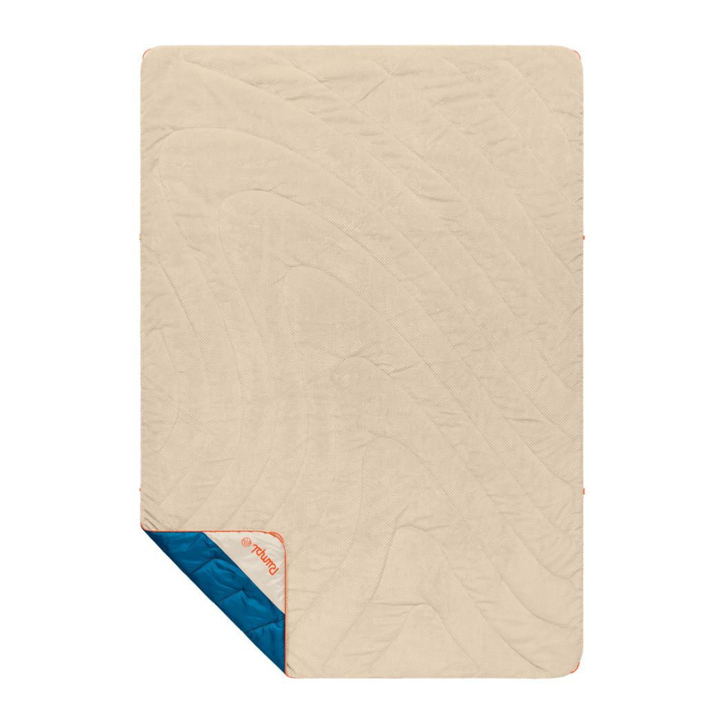 Fleece Puffy Blanket - Seascape Cream