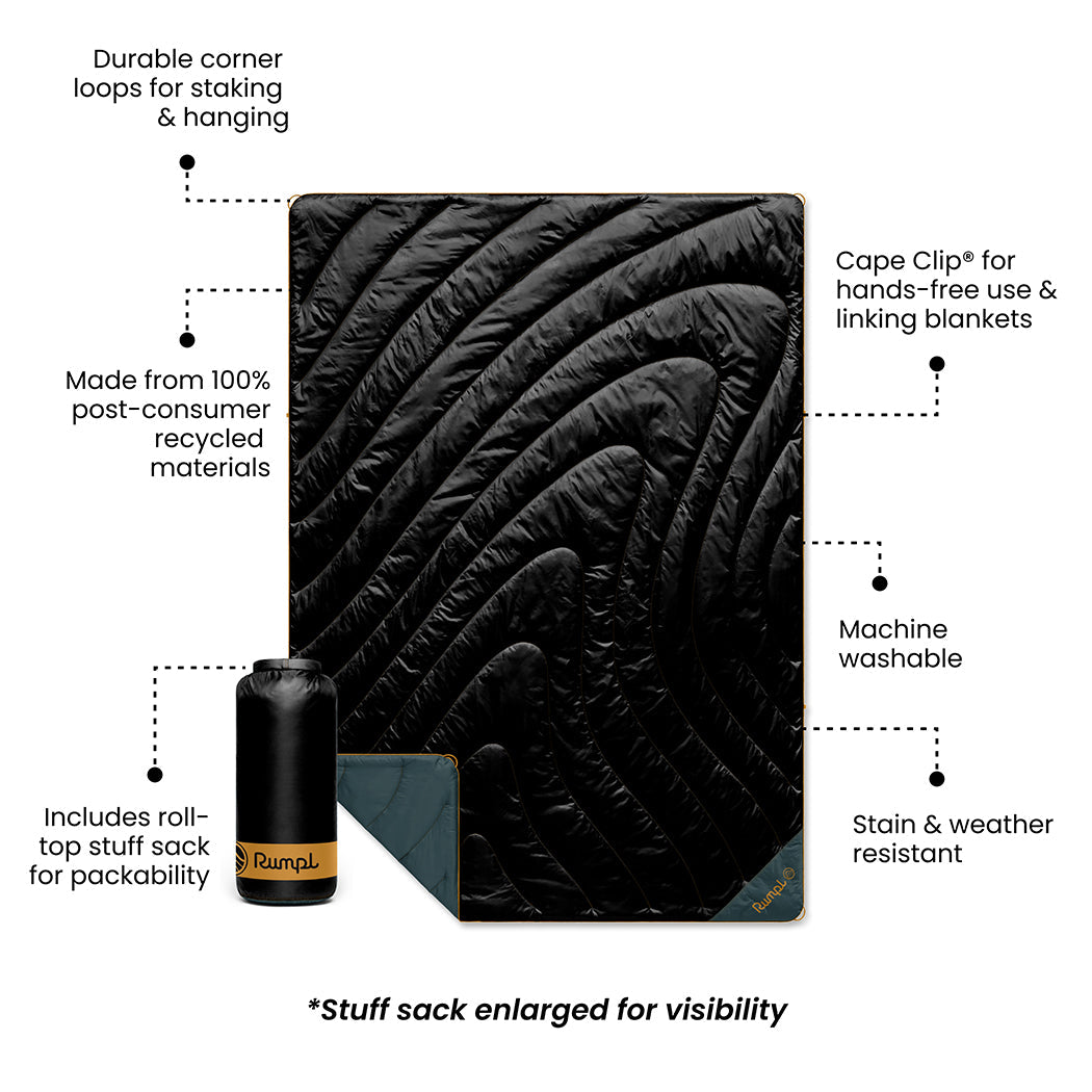 Original Puffy Blanket - Black