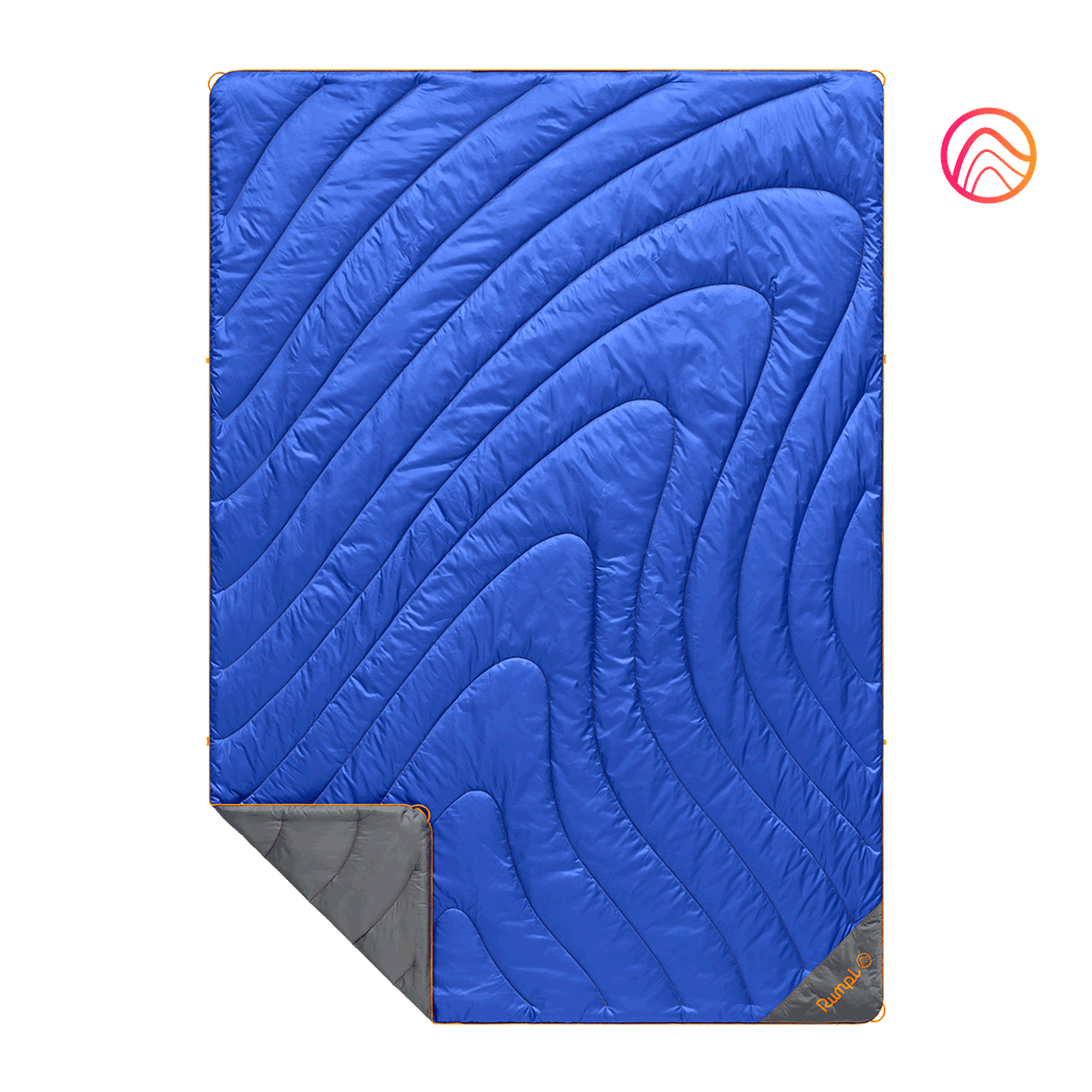 Original Puffy Blanket - Burning Blue - Custom