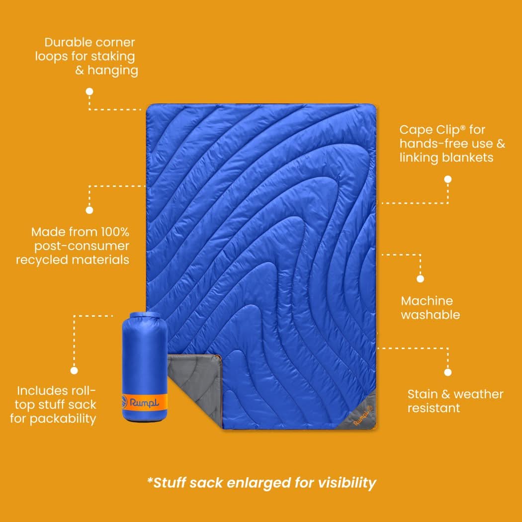 Original Puffy Blanket - Burning Blue - Custom