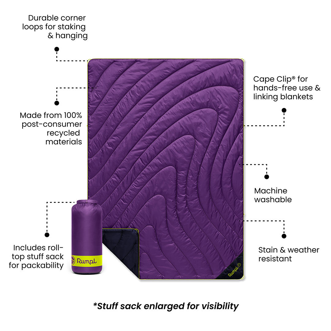 Original Puffy Blanket - Deep Violet