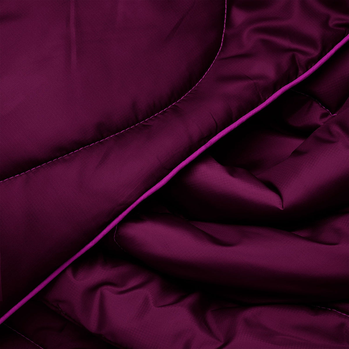 Travel Puffy Blanket - Plum