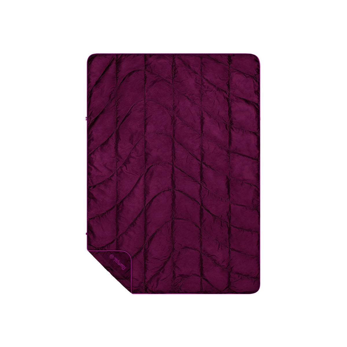 Travel Puffy Blanket - Plum