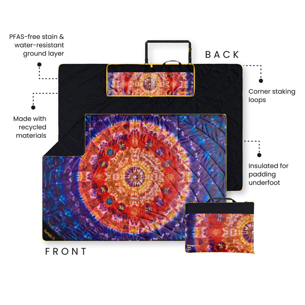 Stash Mat - Tapestry Tie Dye