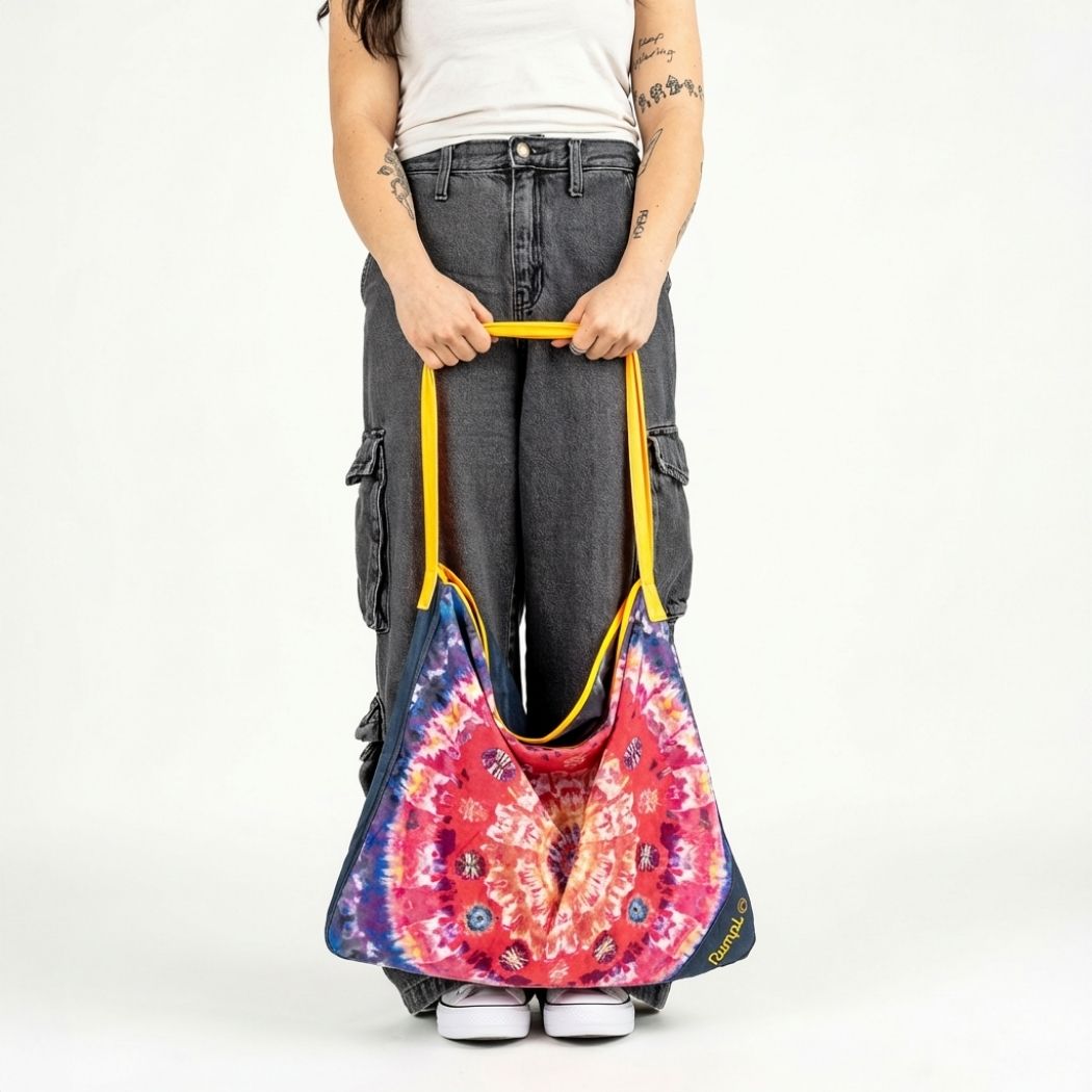 Tech Towel Tote Double - Tapestry Tie Dye